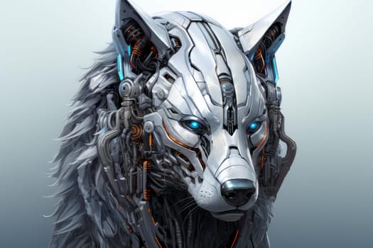 Rebels wolfs fantasy. Painting artwork. Generate Ai