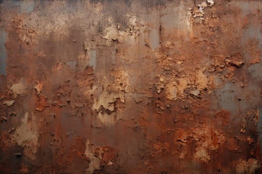 Rust metal background. Steel grunge iron. Generate AI