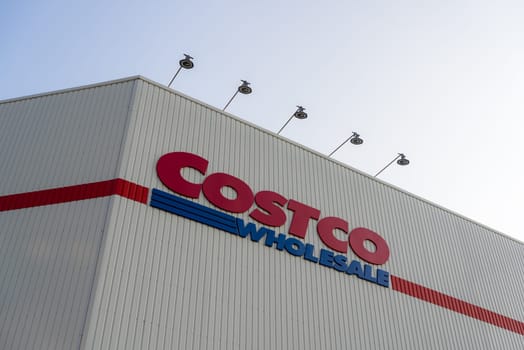 Taiwan 08 December 2023: Costco store in Taiwan