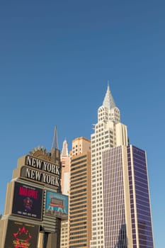 Las Vegas, USA - May 25, 2022: New York Hotel and Casino in Las Vegas, Nevada, USA