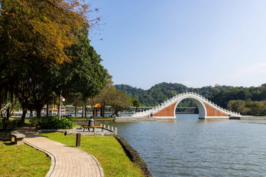 Taipei, Taiwan 11 January 2024: Dahu Park in Taipei city