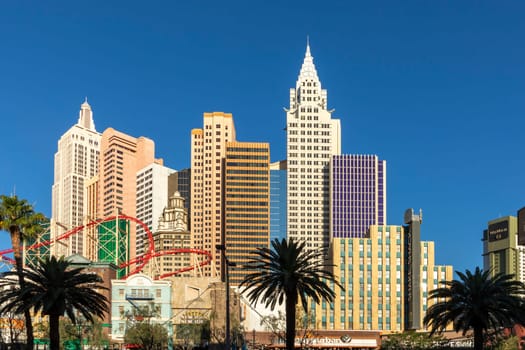 Las Vegas, USA - May 25, 2022: New York Hotel and Casino in Las Vegas, Nevada, USA
