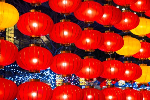 Lantern hanging at outdoor in the street