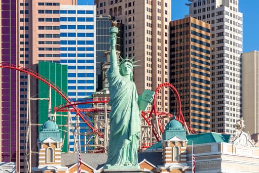 Las Vegas, USA - May 25, 2022: New York Hotel and Casino in Las Vegas, Nevada, USA