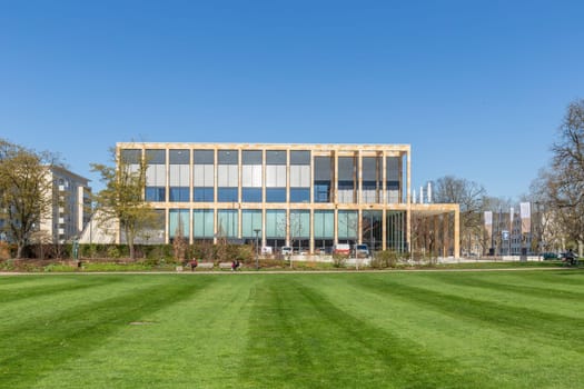 Wiesbaden, Germany - April 4, 2023: RheinMain Congress Center in Wiesbaden, Germany