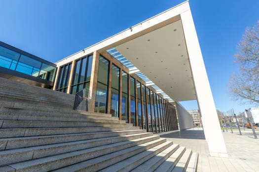 Wiesbaden, Germany - April 4, 2023: RheinMain Congress Center in Wiesbaden, Germany