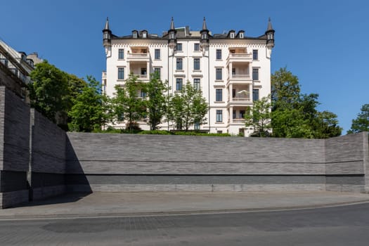 Wiesbaden, Germany - May 27, 2023: holocaust memorial in Wiesbaden, Germany.