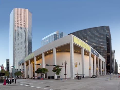 Houston, USA - October 20, 2023: houston symphony orchestra in the Jones hall celebrates in 2023 50 Years in the Jones Hall.