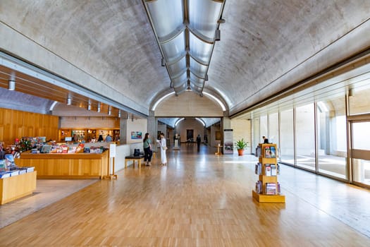 Fort Worth, Texas - November 5, 2023: The Kimbell Art Museum is located in the cultural district and host European Old Masters and traveling art exhibitions in Ft Worth, Texas, USA