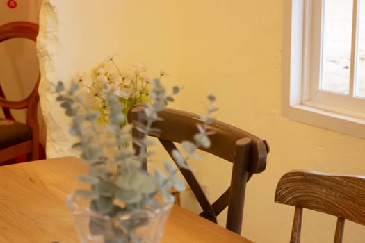 Interior inside of vintage coffee shop, stock photo