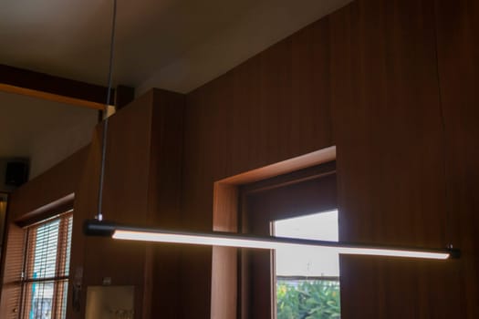 Renovation wooden house to coffee shop, stock photo