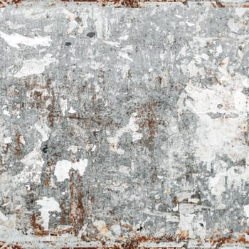 Rusted wall. Grunge wall with rusty frame. Ideal for texture and background.