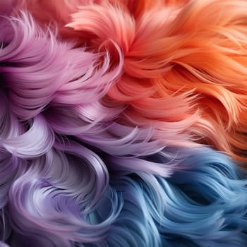 Soft swirls in pastel shades of pink, purple, orange, and blue create a soothing abstract background. Wallpaper, graphic design background, print and digital artwork, concept art, creative projects