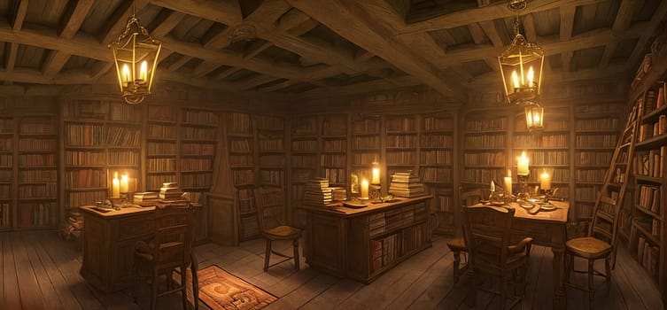 Step into the Enchanted Bookshop Nestled in a magical alley, its shelves hold antique books in candlelight Shadows dance on ancient tomes. Discover the wonders. Generative AI
