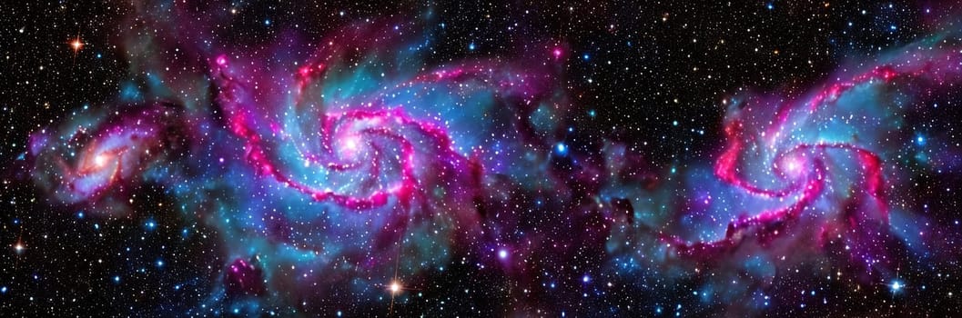 Behold the mesmerizing Cosmic Nebula, a cosmic masterpiece of vibrant colors and swirling gases. It embodies the celestial birthplace of stars, capturing the awe-inspiring beauty of the universe. Generative AI.