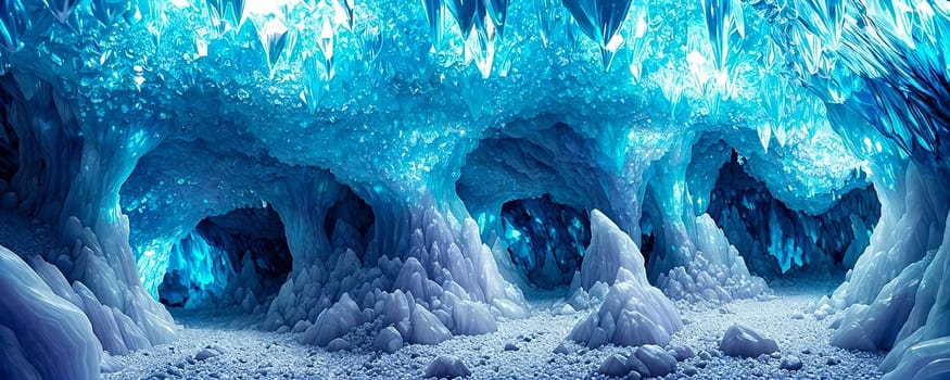 Crystal Cave, a subterranean world filled with shimmering crystal formations, and irides