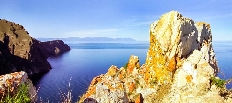 Nature of Baikal, Landscape of the shores of lake Baikal