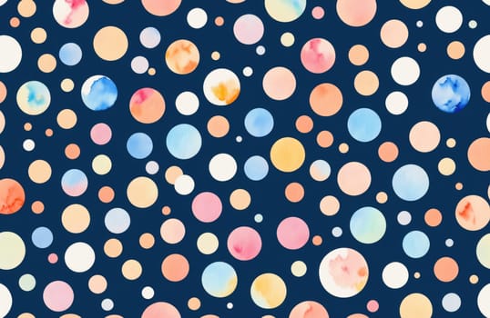 watercolour style, seamless, circle, design, prints, texture