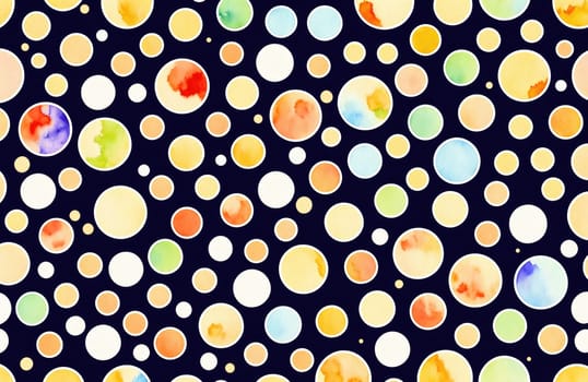 watercolour style, seamless, circle, design, prints, texture