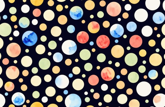 watercolour style, seamless, circle, design, prints, texture