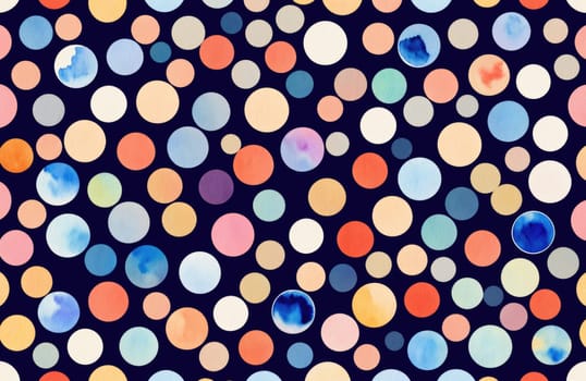 watercolour style, seamless, circle, design, prints, texture