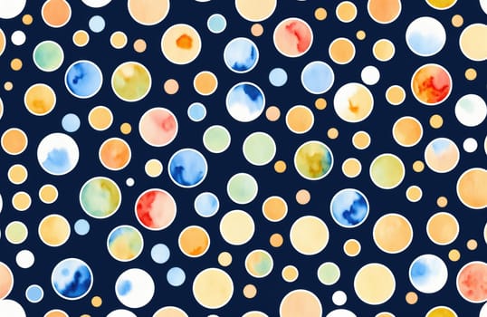 watercolour style, seamless, circle, design, prints, texture