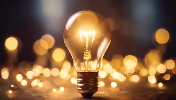 Bright idea and creative thinking