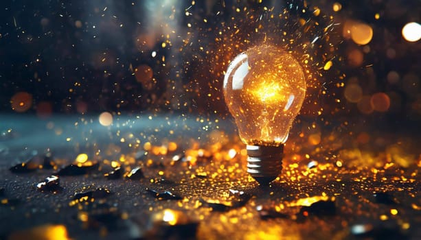 Bright idea and creative thinking