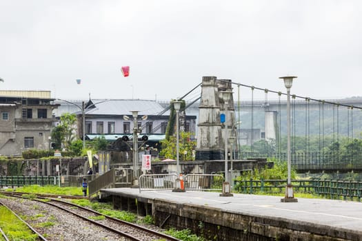 Taipei, Taiwan 20 October 2023: Shihfen station in Taipei city