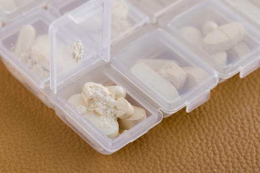 Expired medicine on the daily box