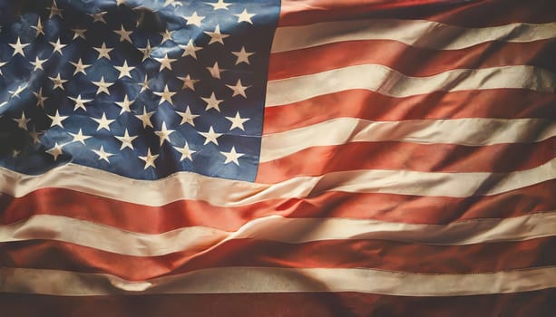 Illustration of the USA national flag