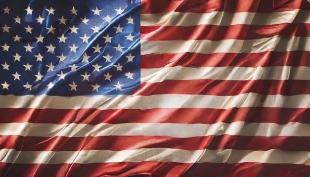 Illustration of the USA national flag