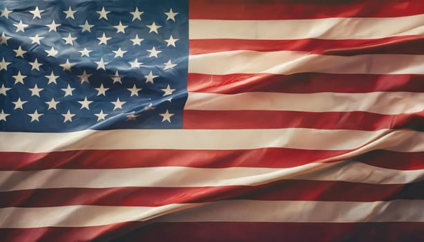 Illustration of the USA national flag