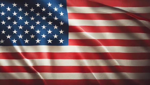 Illustration of the USA national flag