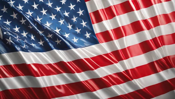 Illustration of the USA national flag