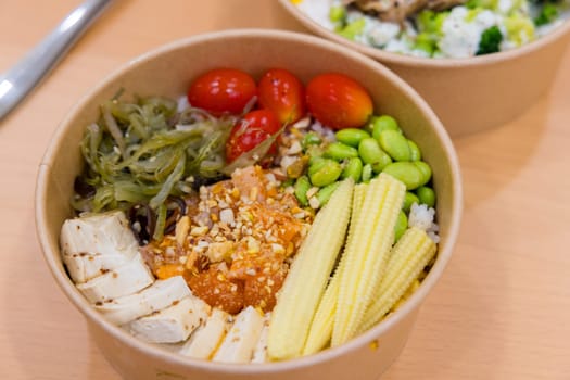Healthy Chicken fillet bento box