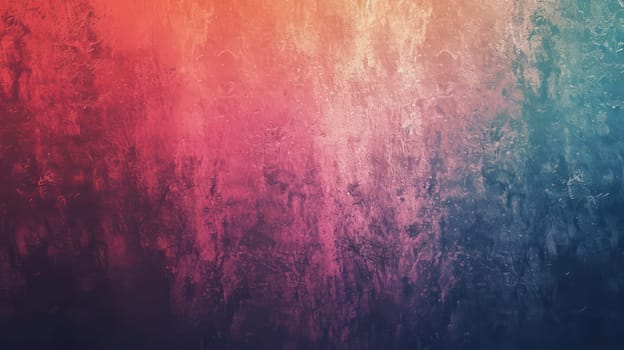 Grunge retro grainy wall abstract background. Generative AI design