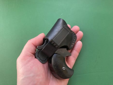 Revolver with holster for concealed carry of the weapons