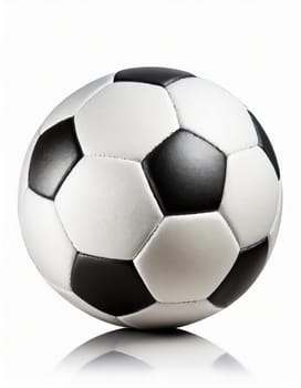 soccer ball on white