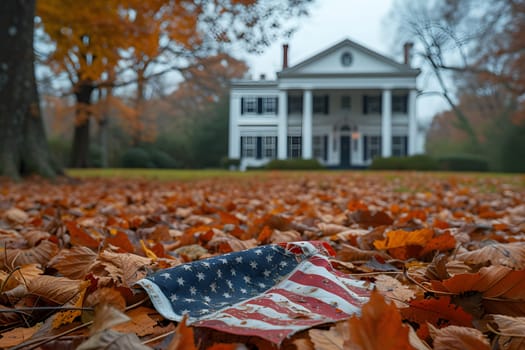 Happy President Day, United States Flag, Symbol of the birth of democracy in United States Of America, Generative Ai