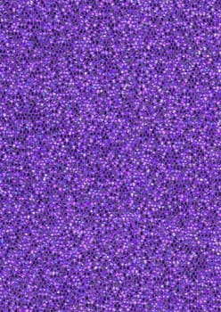 Background image of decorative purple hexagonal sequins in close-up