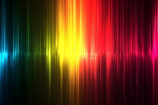 Abstract colorful spectrum gradient wallpaper and background. Neural network generated image. Not based on any actual scene or pattern.