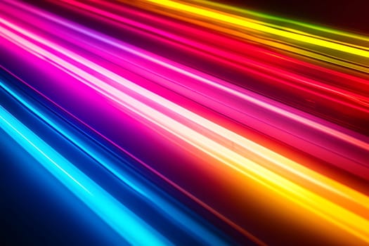 Colorful diagonal rays wallpaper and background. Neural network generated image. Not based on any actual scene or pattern.