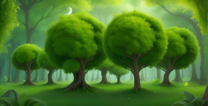 Abstract green ecology conceptual image