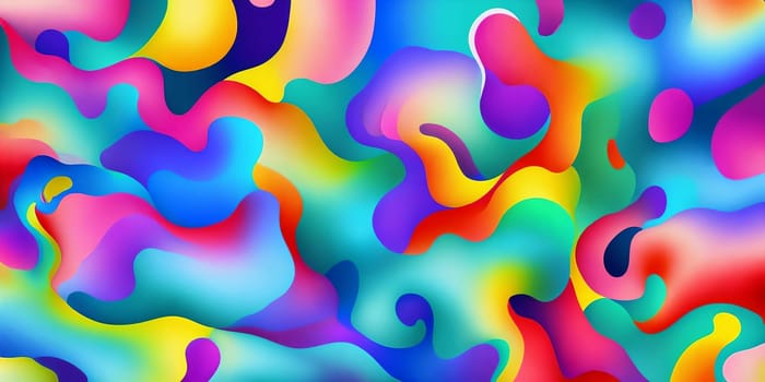 Visually breathtaking abstract compositions using digital techniques for vibrant patterns inspired by technology and innovation.