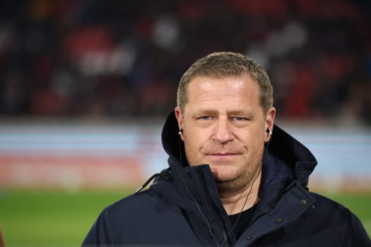 Max Eberl (Sporting Director FC Bayern Munich) at the match of the 1st FBL: 23-24: 24. Sptg. SC Freiburg - FC Bayern Munich  DFL REGULATIONS PROHIBIT ANY USE OF PHOTOGRAPHS AS IMAGE SEQUENCES AND/OR QUASI-VIDEONann  Photo: Joachim Hahne/johapress