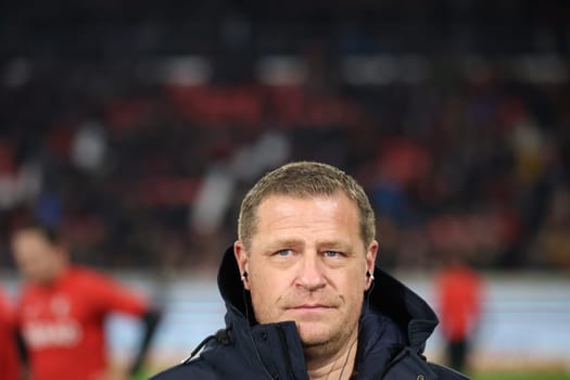 Max Eberl (Sporting Director FC Bayern Munich) at the match of the 1st FBL: 23-24: 24. Sptg. SC Freiburg - FC Bayern Munich  DFL REGULATIONS PROHIBIT ANY USE OF PHOTOGRAPHS AS IMAGE SEQUENCES AND/OR QUASI-VIDEONann  Photo: Joachim Hahne/johapress