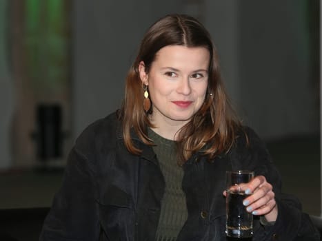 Klimaschutz-Aktivistin Luisa Neubauer am 28.02.2024 in Magdeburg