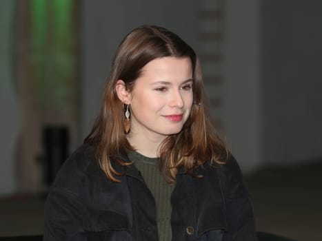 Klimaschutz-Aktivistin Luisa Neubauer am 28.02.2024 in Magdeburg