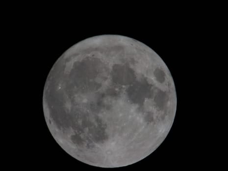crescent full moon satellite dark space light reflection martians